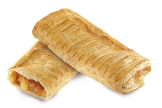 Listový závin s jablečnou náplní